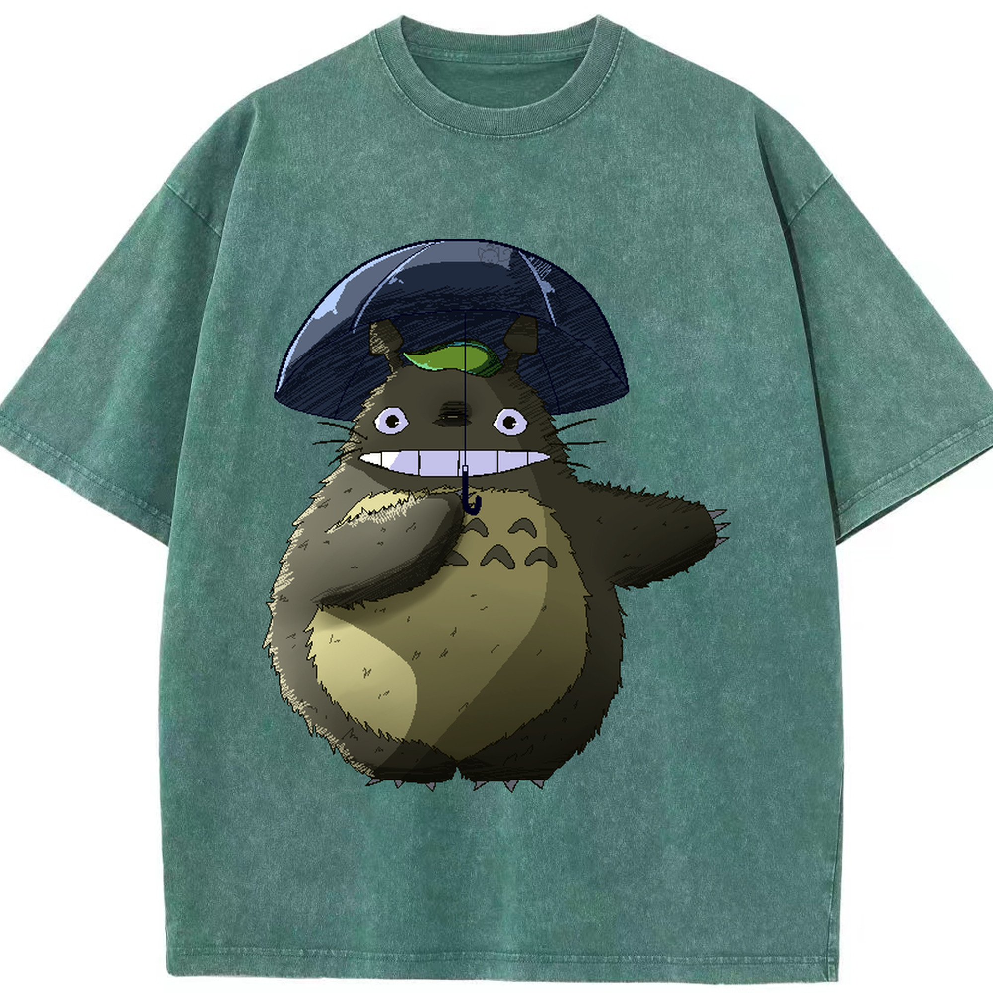 （画像用） となりのトトロ 草壁メイ 草壁サツキ My Neighbor Totoro Satsuki Kusakabe Mei Kusakabe 綿100% ヴィンテージ風 半袖Tシャツ（フロントプリント）